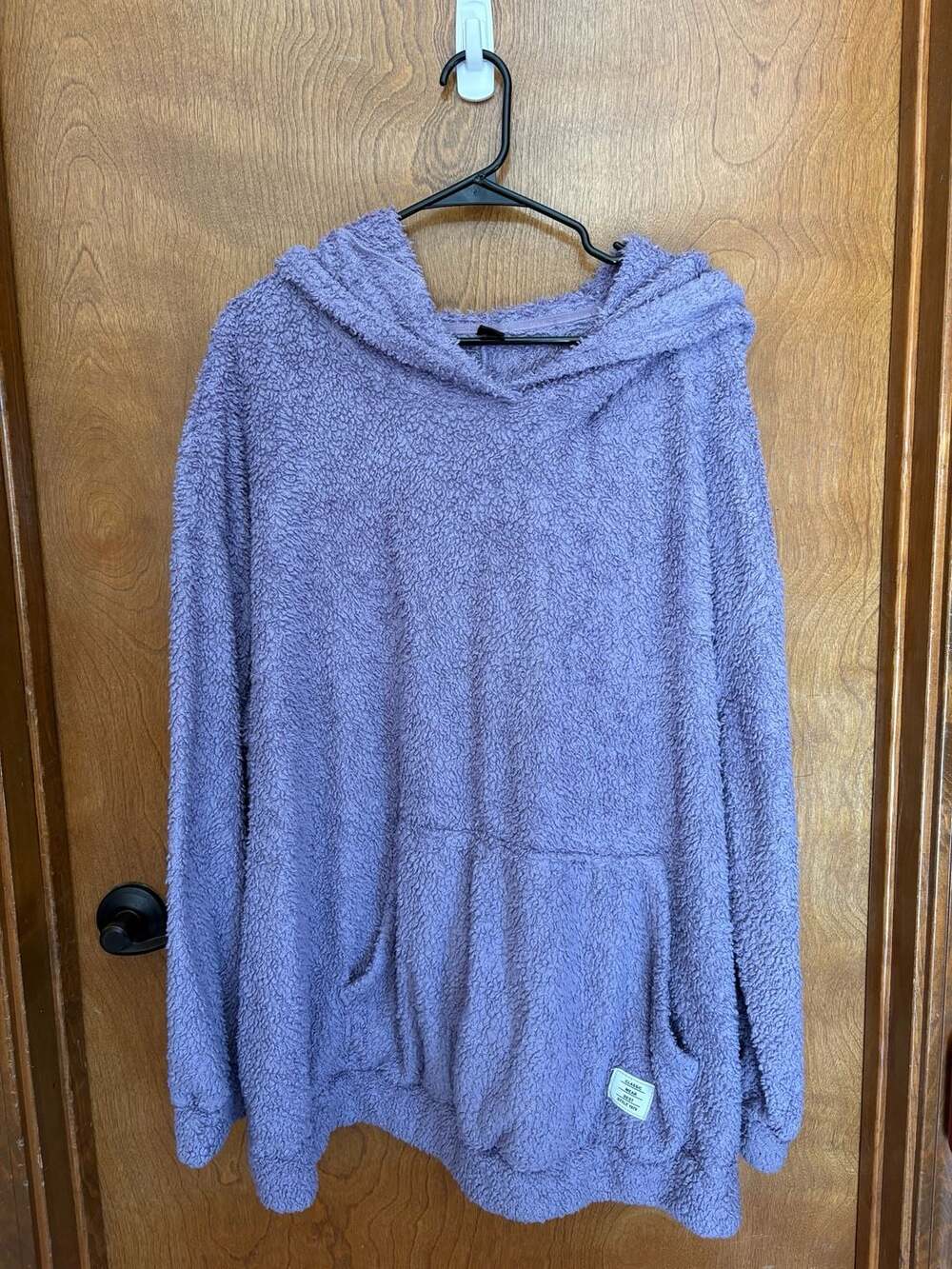 SHEIN Curve Plus Sherpa Hoodie Size 6X / US 24/26 Purple Teddy Ears
